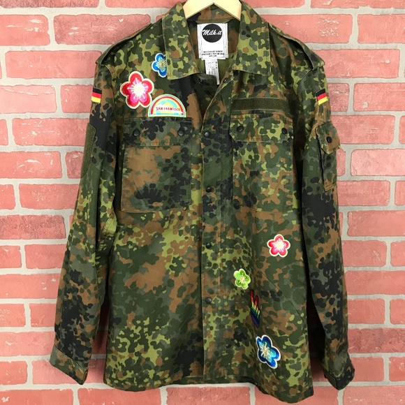 Milk It Jackets & Blazers - Milk It Asos Recycled Vintage Camouflage Jacket